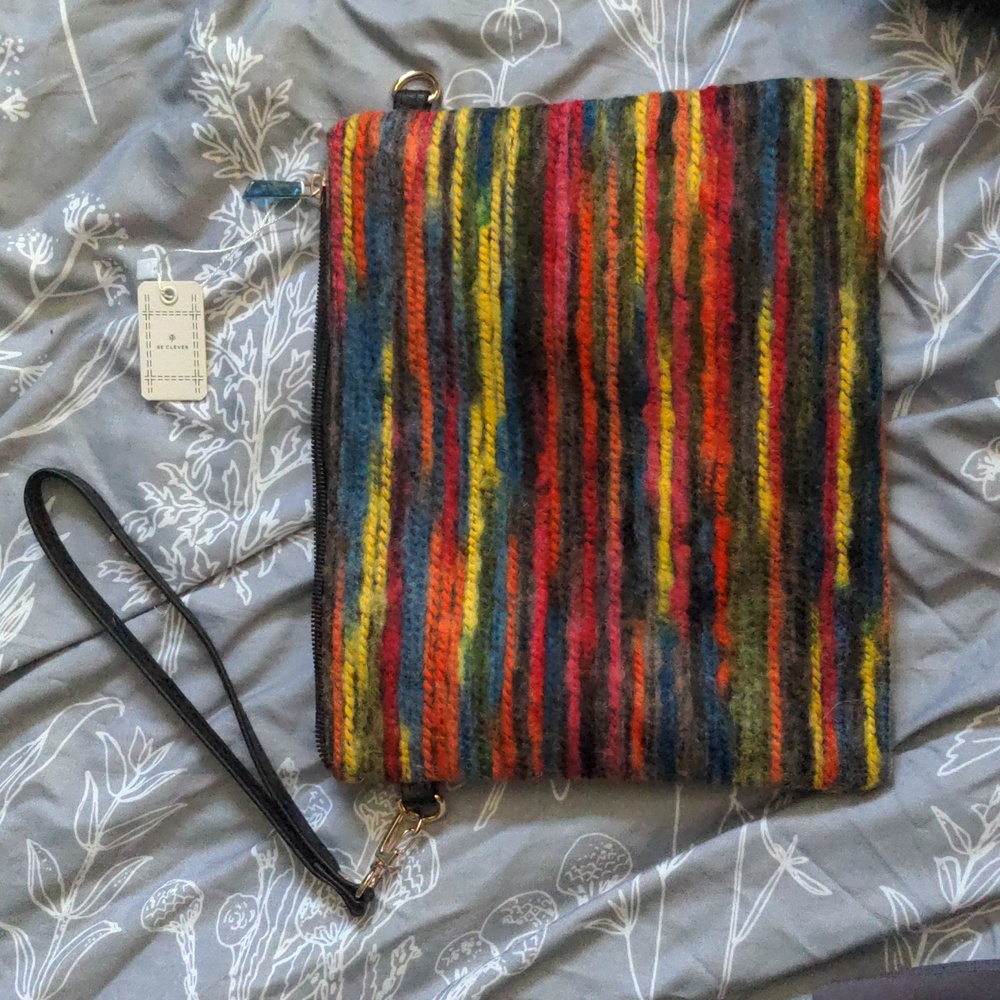 rainbow clutch
